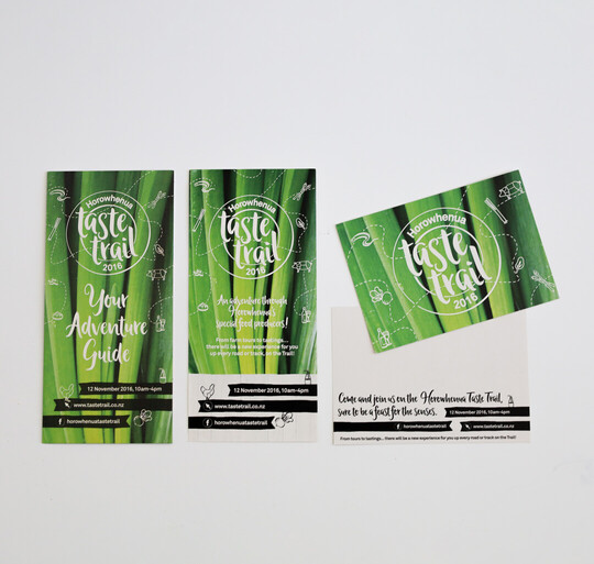 Taste trail marketing collateral