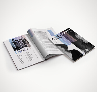 Womanhood journal 2023 cover and spread