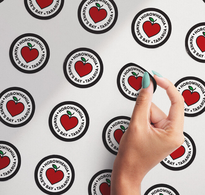 The Black Out sticker sheet with hand peeling sticker