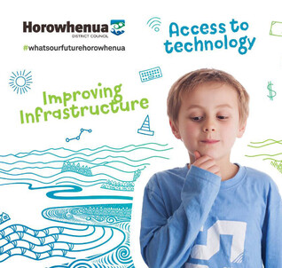 Illustration with young child in a thinking pose