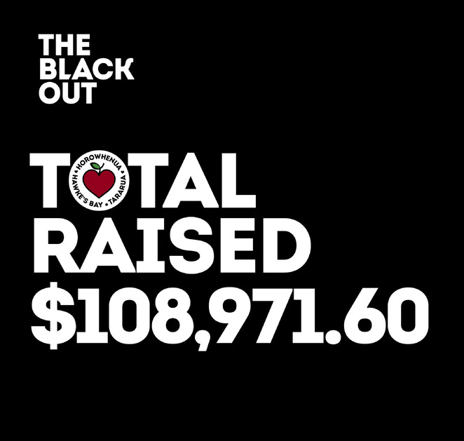 Total raised for Hawkes Bay was $108,971.60