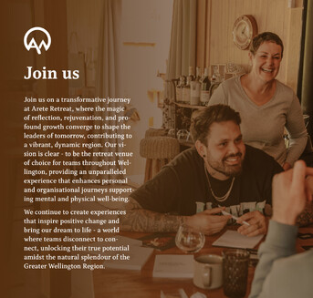 three people conversing