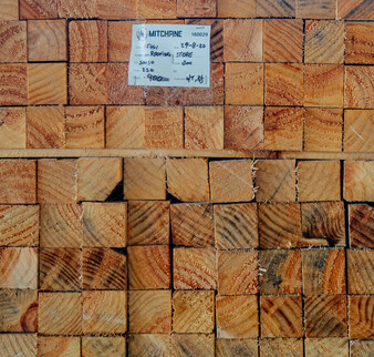 Square posts from Mitchpine