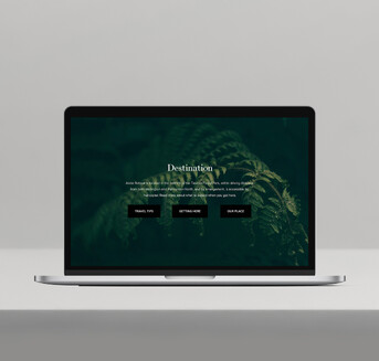 Arete website open on a laptop