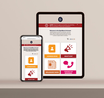 Intranet open on ipad and iphone