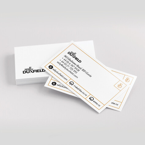 Sally Duxfield business cards