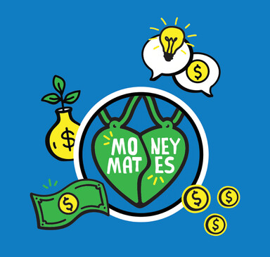 Money Mates digital sticker selection