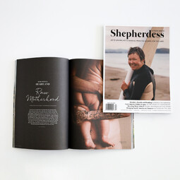 Mock up of a Shepherdess Magazine