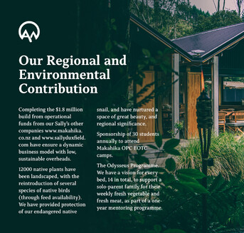 View of the wharenui from the bush