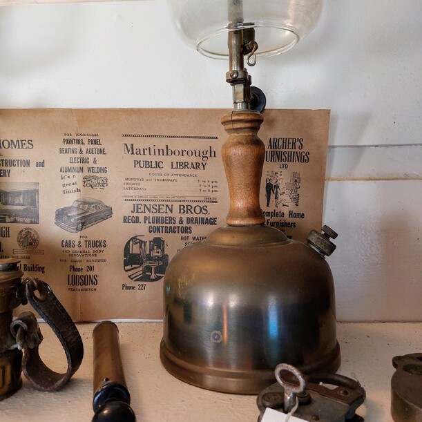 Kerosene lamp in Martinborough Museum