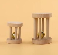 Wooden Toys with Bells - PACK OF TWO TOYS-PRICE $10.99- - - - - - - - - - ADD TO CART >