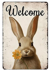 Welcome Sign - 30 x 20 cm-PRICE $19.99- - - - - - - - - -ADD TO CART >