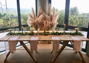 Rustic wooden tables | Tailormade Affair | Wellington and Kapiti | Wedding Planners and Stylists in Wellington