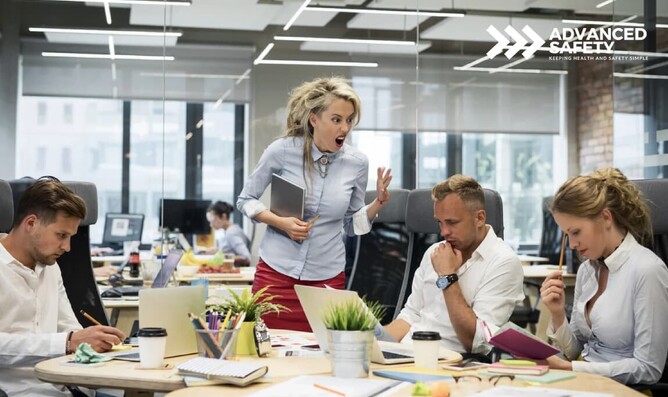 Agressive meeting in the wrokplace