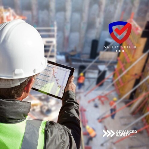 Advanced Safety Safety Shiled 180, construction, hi vis vest, electronic reporting