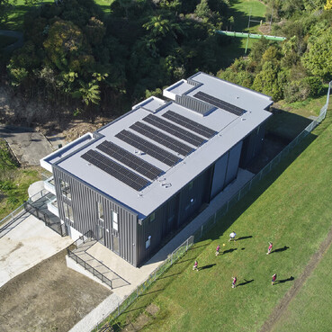 Exterior of Tapapa Marae