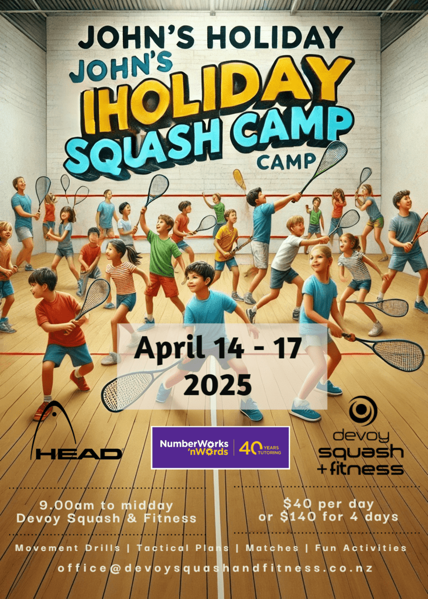 School Holiday Junior Squash Camp | Devoy Squash & Fitness