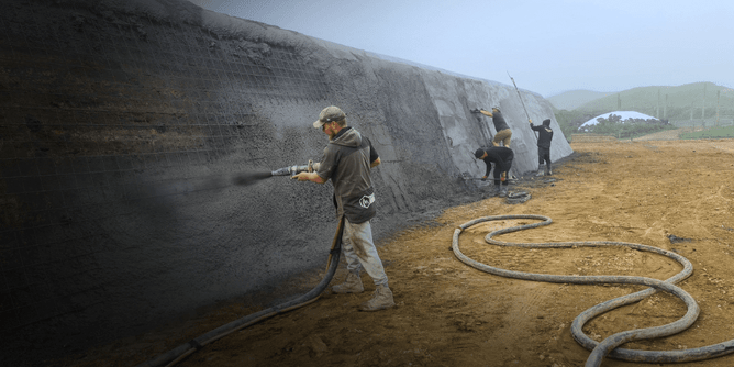 Shotcrete Concrete Spraying