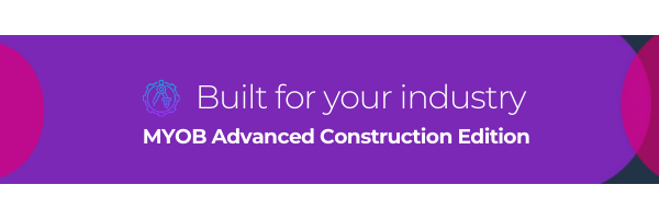 MYOB Advanced Construction Edition | Helm Business Information Systems