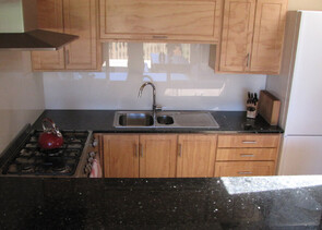 Ruapehu accommodation with a kitchen