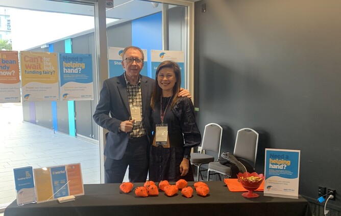 Nigel and Lena Thomson at the ECC Conference 2022