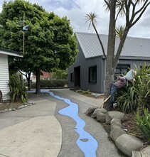 Custom Concrete with Concrete paint