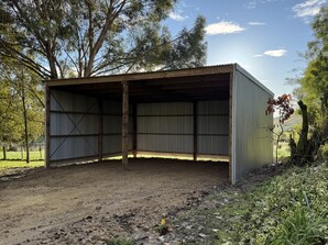 2 Bay Pole Shed 7.2-6 farm shed small pole shed 2 bay pole shed canterbury