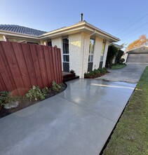 Sponge finish Concrete Hornby 