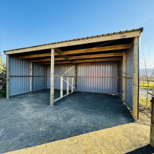 2 bay pole shed prebbleton lincolin oxford rolleston