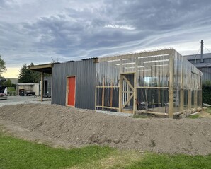 Custom pole sheds canterbury custom green house custom lean too