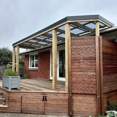 timber pergola in cashmere christchurch