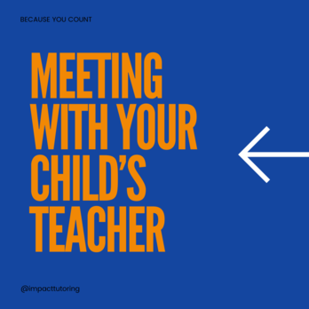 Meeting with your child's teacher