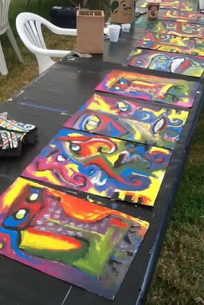 Work By Tāwera TahuriPhoto Linley Logan