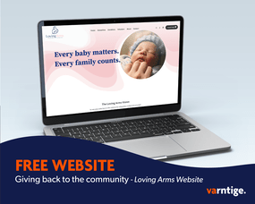 Loving Arms website, giving back to our Community