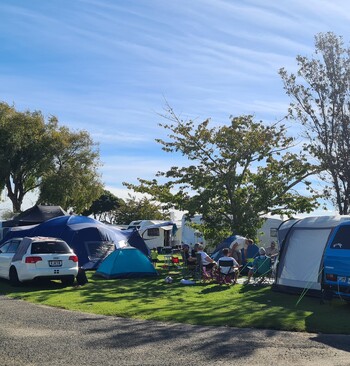 People camping