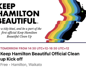 Keep Hamilton Beautiful Official Clean up Kick off