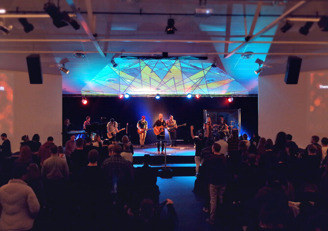 Sunday worship at The Street City Church today