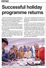 Onslow Community Church in the Newspaper