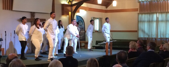 EAUKS members perform at a CCCNZ Regional Conference in 2017