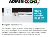 ADMIN NEWSLETTER FEB 2019