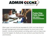 ADMIN NEWSLETTER DEC 2018