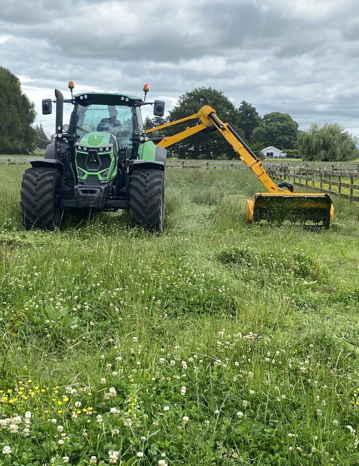 Mulching & mowing in the Waikato by Harvey Hedgecutters