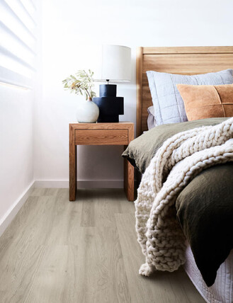 Light coloured Laminate flooring