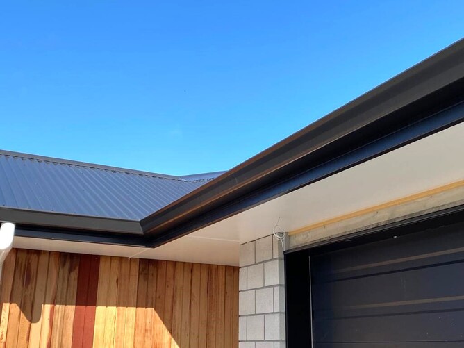 exterior house wash by Dry Gutts showing finished result