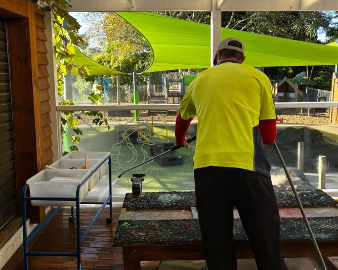 DryGutts commercial cleaning service cleaning kindergarten