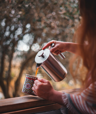 Escape beside the river, tucked up in your own cabin