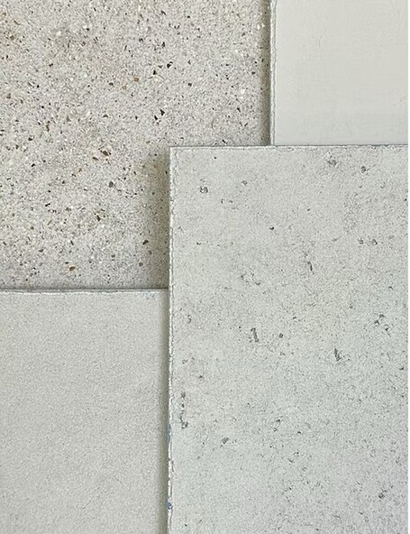 Different textures of microcement finishing that can be created by Pro Stop Interiors Queenstown.