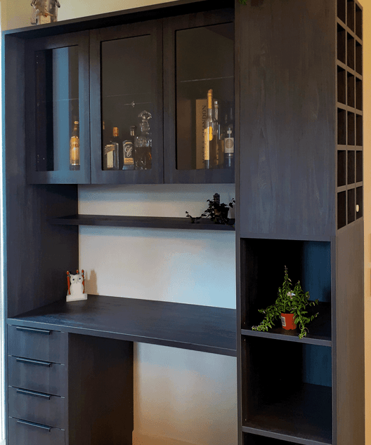 Custom occasional furniture solutions including bespoke cabinets, coffee tables, and entertainment units by Barrett Joinery.