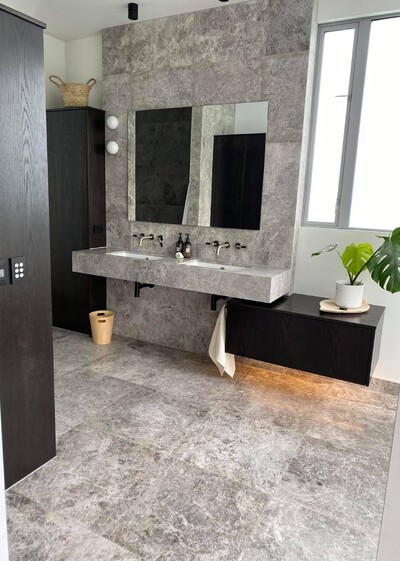 Custom bathroom cabinetry