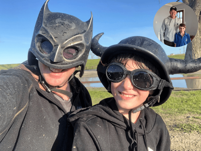 Big Brothers Big Sisters are our Defenders of Youth Potential. Pictured are Craig and Adam who've been matched for 10 months (June 2021).